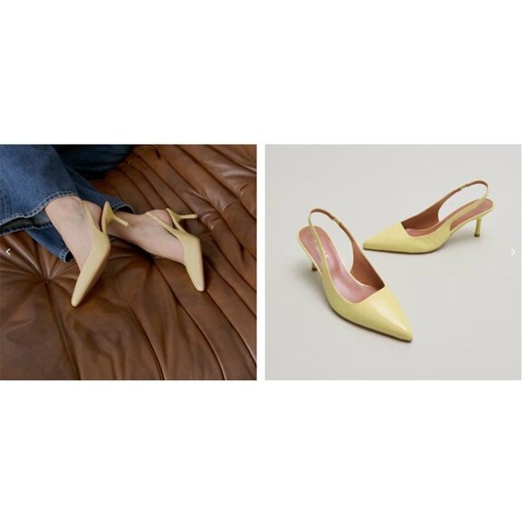 Jonak Pumps with pointed toes Yellow Size 40 - Picture 1 of 8